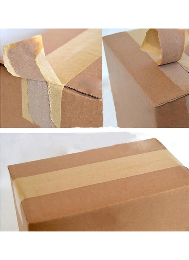 Rubik Kraft Paper Packing Tape, 6pcs Each 5cm Wide x 33 Yards Long, Adhesive for Moving Boxes, Shipping Cartons Sealing, Brown  - Image 4