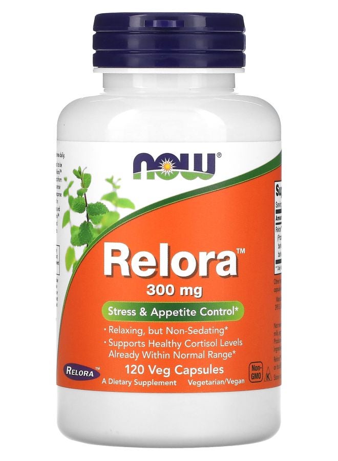 now Relora 300 mg 120 Veg Capsules