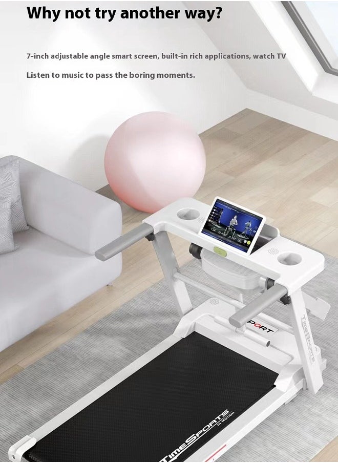 Sharpdo 1-8km/h Family-Style Small Folding Ultra-Quiet Treadmill Electric Walking Machine  - Image 4