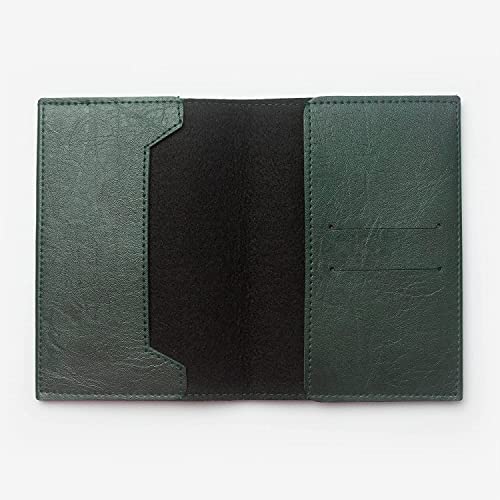 The Messy Corner Unisex Vegan Leather Passport Cover | Classy & Stylish Printed Travel Case | Wanderlust Design for Men & Women | Multi Colour - Image 2