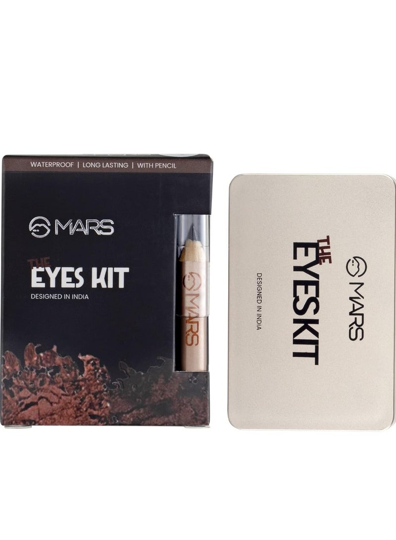 مارس مجموعة مارس ذا آيز مع قلم حواجب وفرشاة باللونين الأسود والبني 6.2 جرام - Image 1