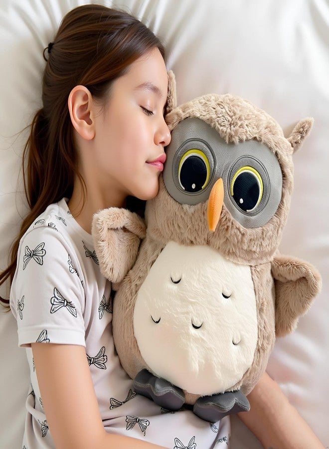 Ryttir 15.7 Inch Chubby Big Owl Stuffed Animal, Adventure Stuffed Owls Toy, Brave Boy's and Girl's Room Decor, Funny Gift for Kids and Women - Image 2