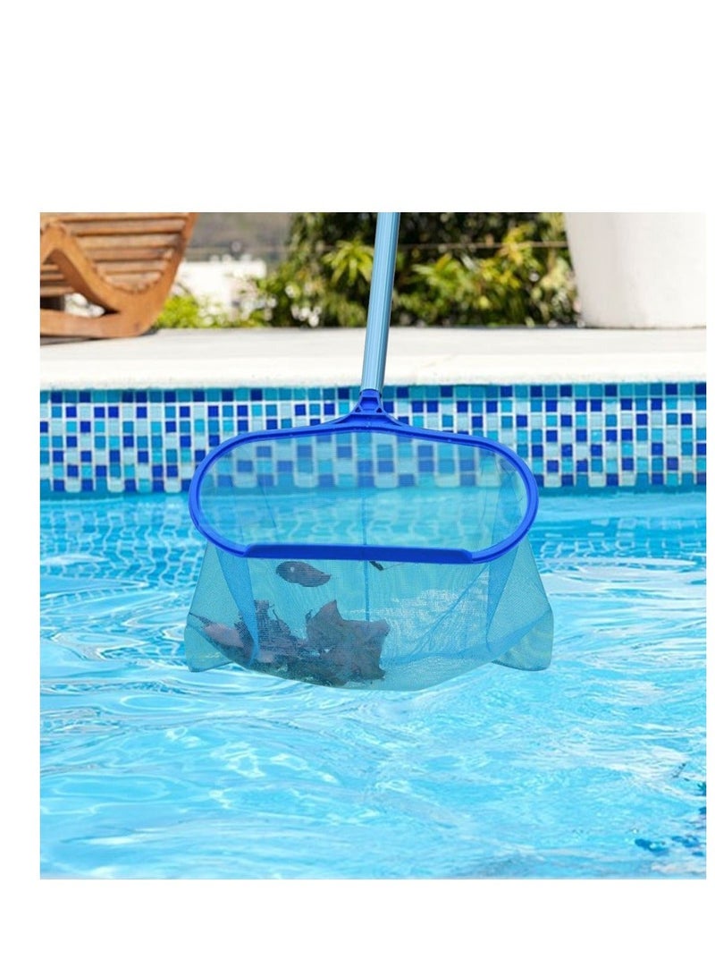 Pool Leaf Skimmer, Swimming Pool Net/Pool Skimmer, Pool Leaf Net  Heavy Duty Reinforced Swimming Pool Deep-Bag Rake Net, Cleaning Tool, Easy Scoop Edge,Debris Pickup Removal - Image 2