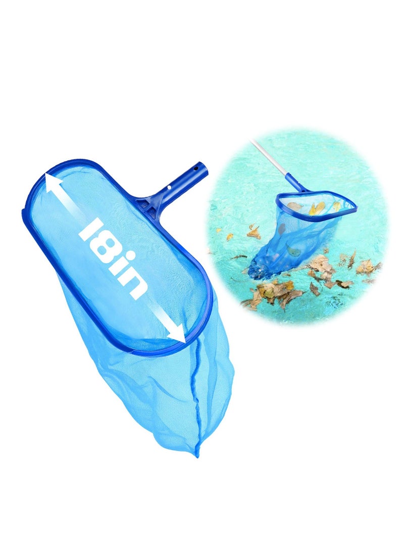 Pool Leaf Skimmer, Swimming Pool Net/Pool Skimmer, Pool Leaf Net  Heavy Duty Reinforced Swimming Pool Deep-Bag Rake Net, Cleaning Tool, Easy Scoop Edge,Debris Pickup Removal - Image 1