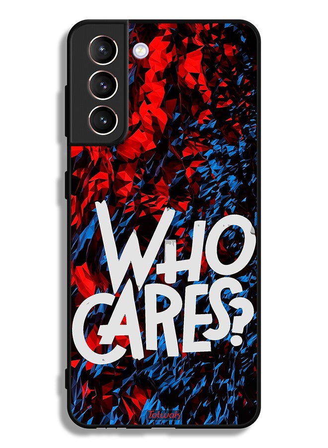 Tolwak Samsung Galaxy S21 Plus 5G Protective Case Cover Who Cares - Image 3