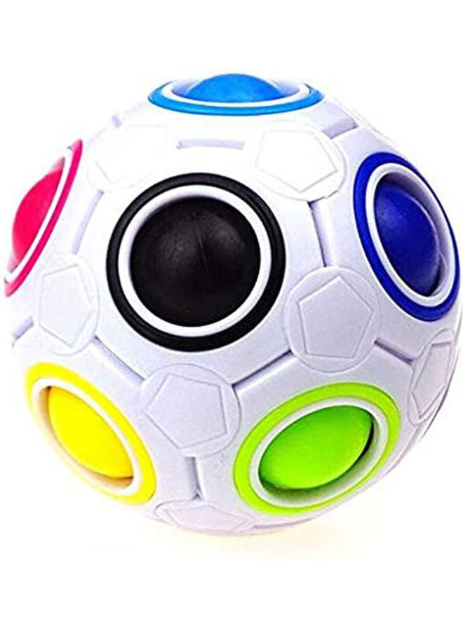 Rainbow Football Shaped Magic Cube Speed Puzzle Educational Toys