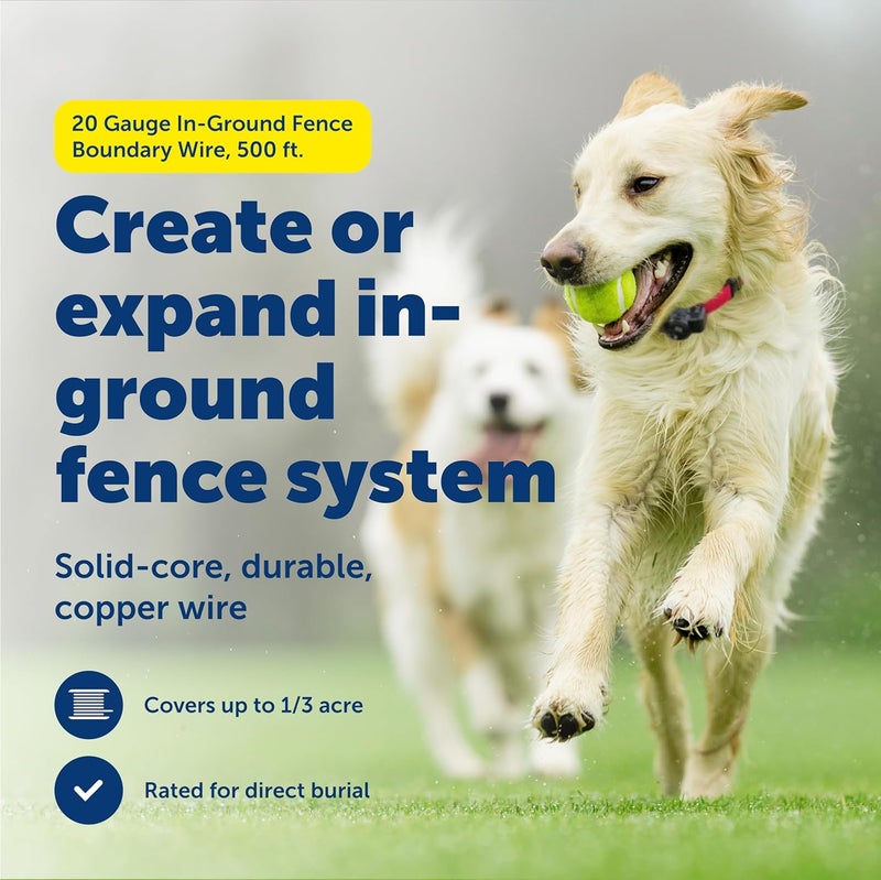 PetSafe 500 ft. Yellow In-Ground Pet Fence Wire - 20 Gauge Copper - Image 2