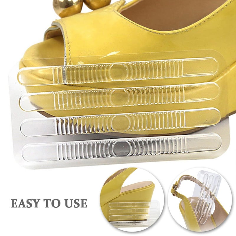 Heel Grip Pads Anti Slip Shoe Stickers Gel Inserts for Sandals and Loose Shoes Blister Prevention - Image 5