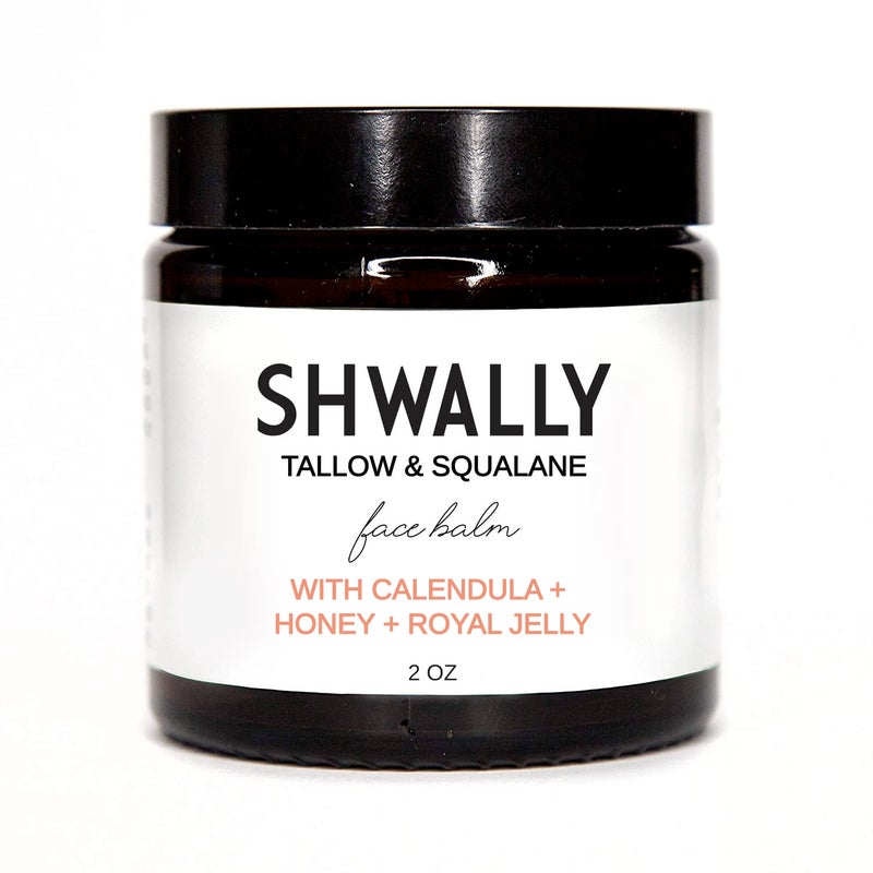 Tallow Honey  Royal Jelly NonComedogenic Face Moisturizer 2 Oz  Paleo  Primal Tallow Balm  100 Grass Fed Tallow with Squalane  Calendula  Rich in Vitamin A K D  E  Creates Soft Smooth Skin Organic Vanilla  Frankincense