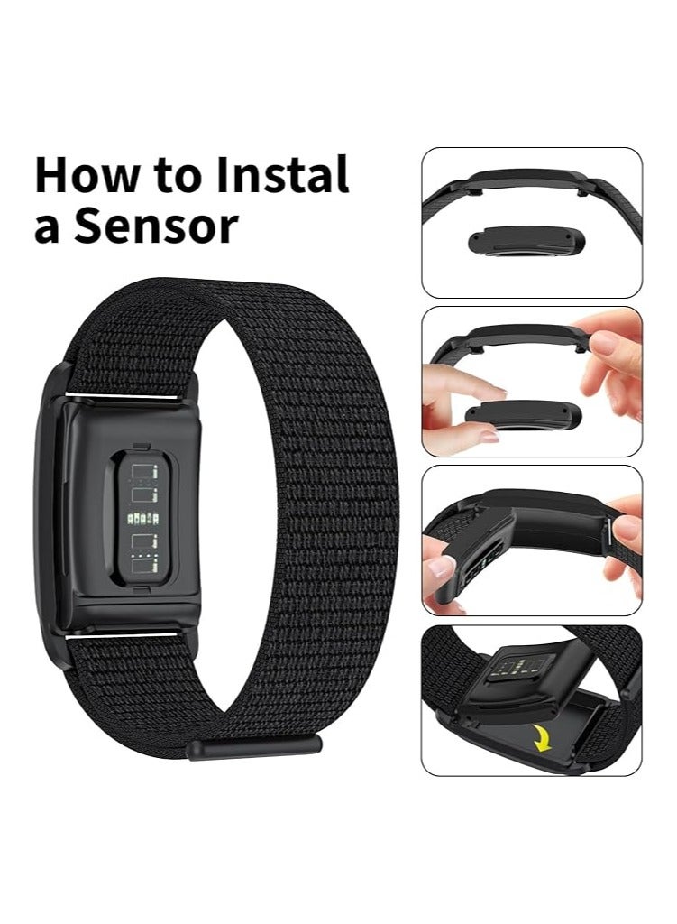 Nylon Sport Loop Wristband Compatible with Whoop 4.0 for Women Men, Soft Adjustable Breathable Velcro Fastener Replacement Watch Bands for Whoop  - Image 2