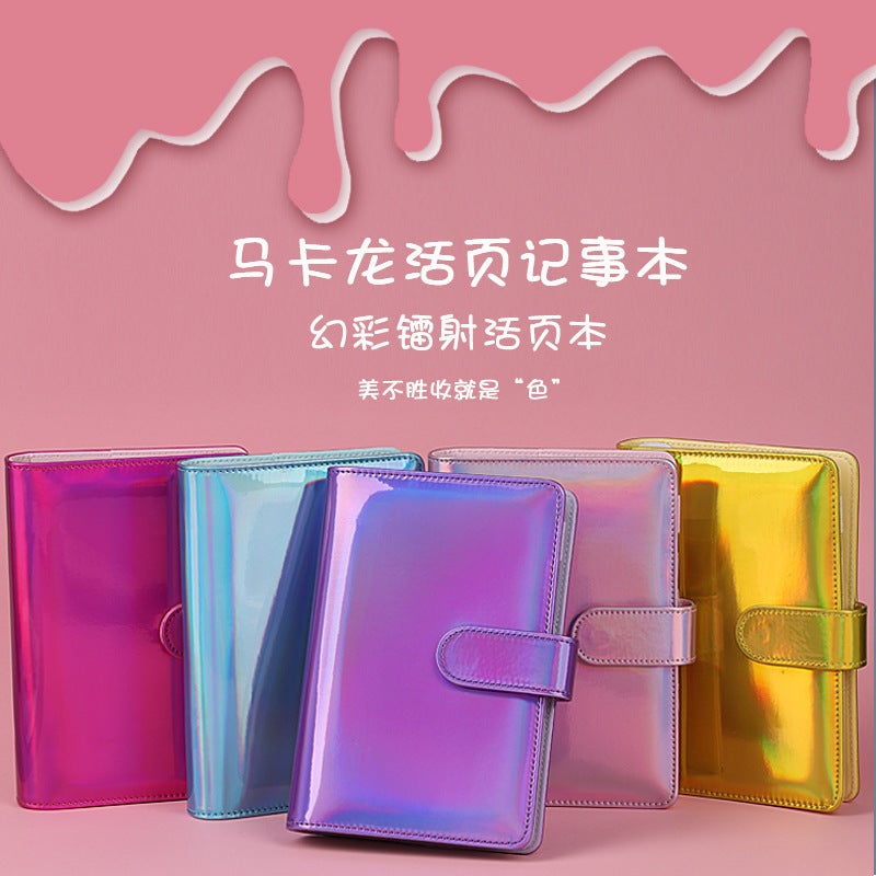 Spot Creative Handbook A6 Macaron Notebook A5Pu Binder Notebook Handbook - Image 3