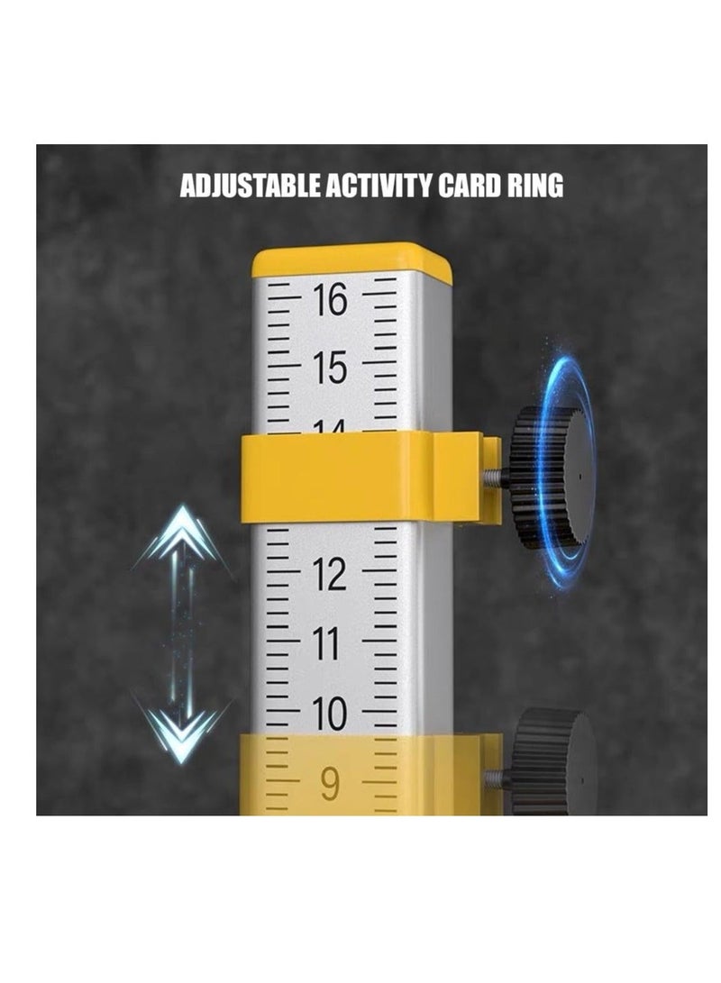 Lay Floor Tile Special Ruler, 2 Pcs Bricklayer Graduated Scale with Double-Sided Clear Scale, Tiling Horizontal Leveling Positioning Ruler, Isometric Ruler for Accurate and Consistent Tile Placement  - Image 4
