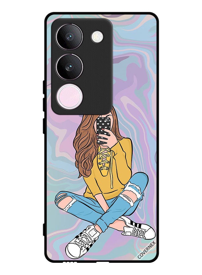 Covernex Protective Case Cover For vivo V29 Girl Taking Photo - Image 1