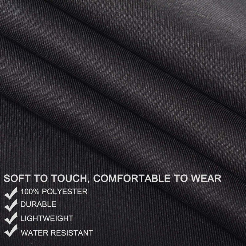 Will Well 2 Pack Waist Apron with 3 Pockets - Water & Oil Resistant - Black Waitress Apron - Half Aprons for Women  12 Inch Server Apron with Pocket - Black Aprons for Servers - Waitress Apron with Pockets - Image 3
