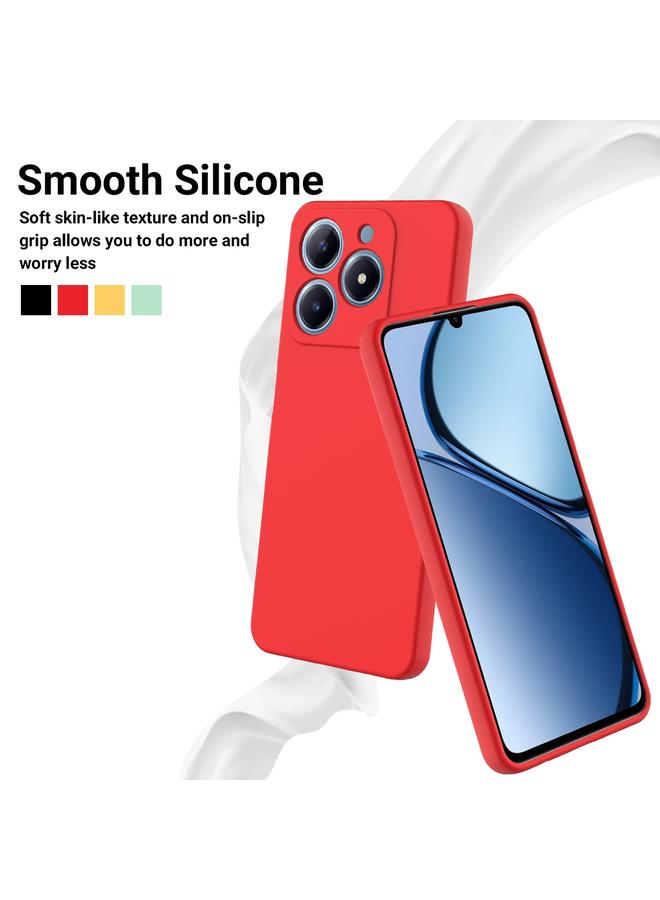 S-TOP Case For Realme C61 Global Pure Color Liquid Silicone Shockproof Phone Case - Image 3