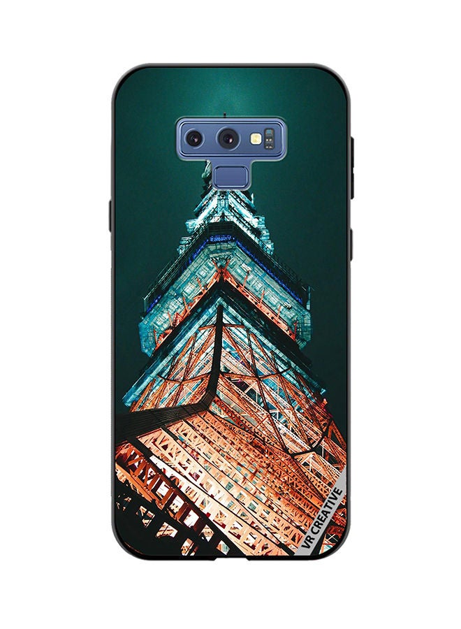 VR CREATIVE Protective Case Cover For Samsung Galaxy Note 9 Tokyo Tower Design Multicolour - Image 1