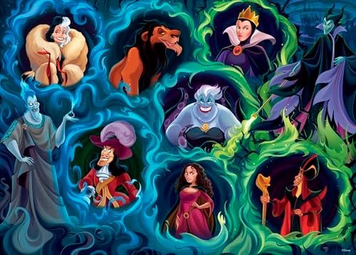 Ceaco Disney Villains 1000 Piece Jigsaw Puzzle for Adults Challenging Puzzle Perfect for Game Nights Finished Size is 265 x 19 - Image 1