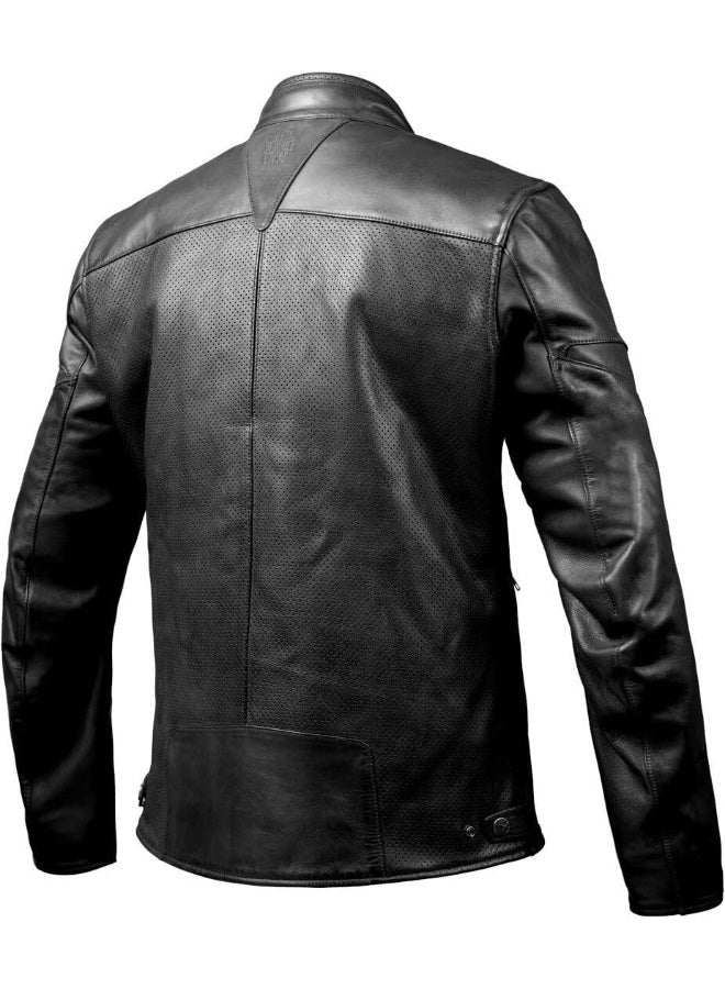 ixon جاكيت دراجة نارية جلدية مثقوبة من إكسون كرانكي إير - Image 2