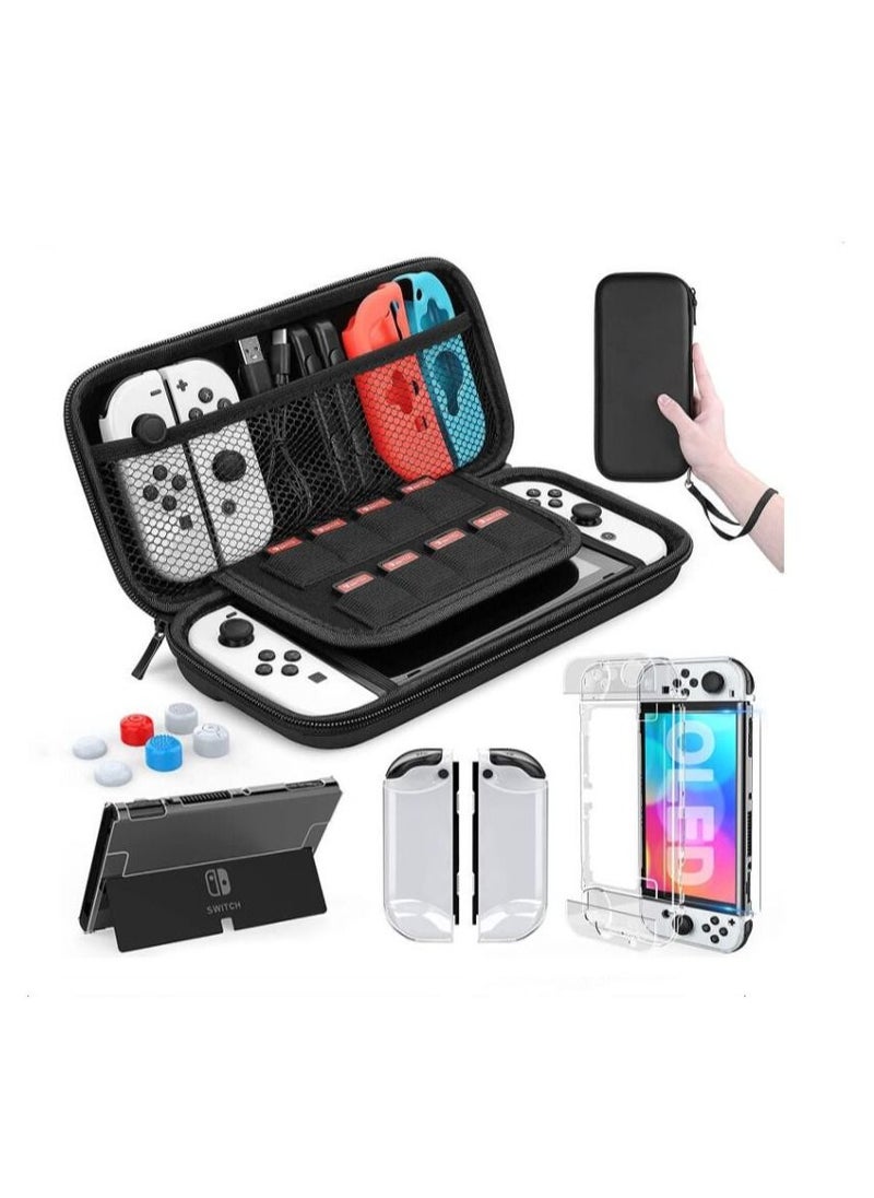 Joshberg Carrying Case For Nintendo Switch OLED - Black  - Image 1