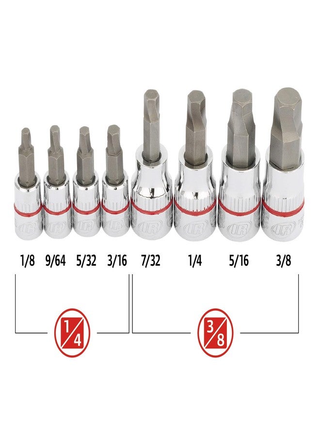 Ingersoll Rand Hand Tools Ingersoll Rand 8 Piece SAE Damaged Fastener Remover Set, Hex Bit Socket Kit for Rounded and Stripped Bolts, Thermoform Socket Storage Tray - 752042 - Image 3