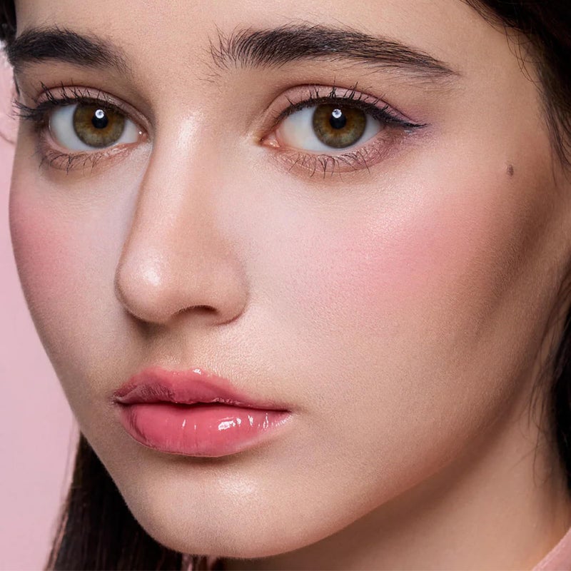 Flower Knows Butterfly Cloud Collar Rouge Box Highlighting & Blush Duo Powder,Blue+Pink Two Tone Matte Blush for Cheeks Bulidable & Blendable Palette,0.21 Oz(02 Seaborne Moon) - Image 3