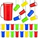 Demonwer 24 Pcs Mini Air Horns 3 Inch Noisemakers for Sporting Events Loud Noise Maker Blow Horn Noise Whistle with Lanyard for Birthday Holiday Party Graduation Celebrations Goodie Bag Fillers - Image 2