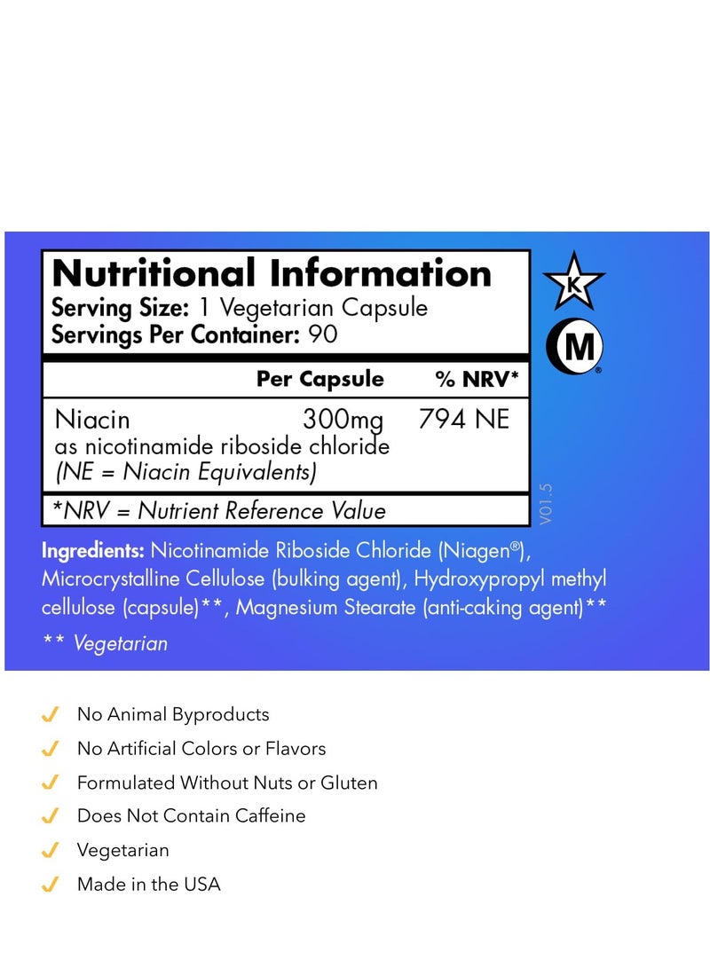 ترو مكمل تعزيز NAD الحائز على براءة اختراع 30ct / 300mg متعدد الجوائز - أكثر كفاءة من NMN - نيكوتيناميد ريبوسيد لاستقلاب وإصلاح الطاقة الخلوية والحيوية وصحة العضلات والشيخوخة الصحية - Image 5