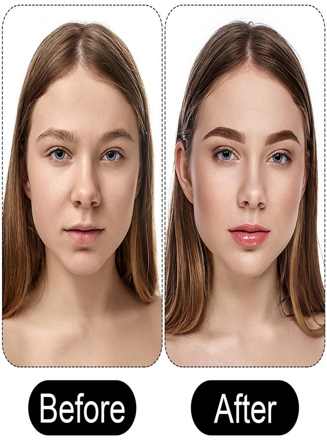 Jutqut Matte Contour Palette - Face Sculpting Grey Contour Powder for Light Fair Skin, Cool Toned Face Bronzer Makeup Contouring, Buildable Matte Bronzer - 02#Dark Brown - Image 5