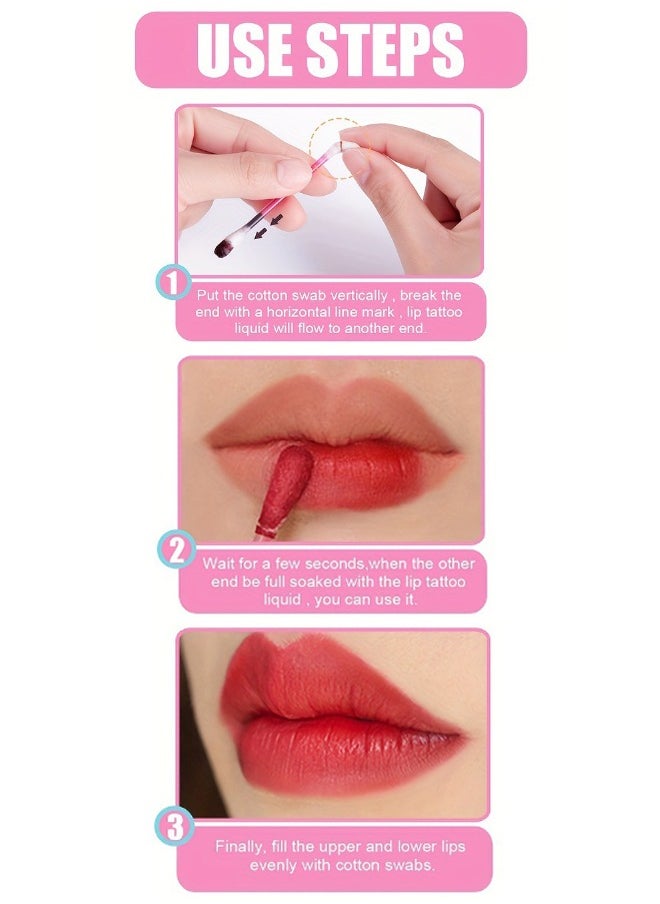 Cotton swab lip gloss, disposable matte fruit lipstick, lip dye, waterproof and non stick cup, non fading lip gloss Red - pzsku/ZFBFF1052A20835AADD7BZ/45/_/1723001844/d541fd32-b5d1-4def-8dd1-bf099c1eb87b