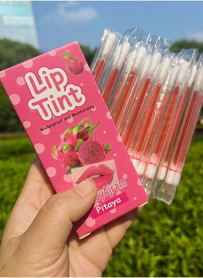 Cotton swab lip gloss, disposable matte fruit lipstick, lip dye, waterproof and non stick cup, non fading lip gloss Red - pzsku/ZFBFF1052A20835AADD7BZ/45/_/1723007169/36cae2a6-0ef6-4c12-bace-c679a93ec1fa