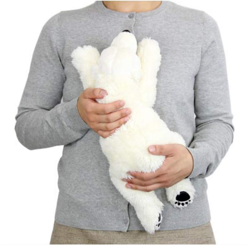 TAMMYFLYFLY Sleep Polar Bear Plush,Cute Stuffed Animal, Plush Toy, 14 Inches Soft Toy (Medium) - Image 2