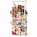 BomSaluka Stuffed Animal Storage Kids Toy Zoo Storage Organizer with Elastic Band Thicken PVC Tube Large Stuffed Animals Holder for Nursery Playroom Bedroom Room Furniture Plush Storage - Image 3