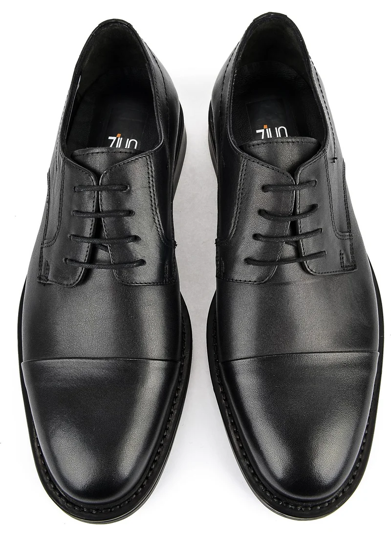 زيا Leather Men's Shoes 113744 2381 Black