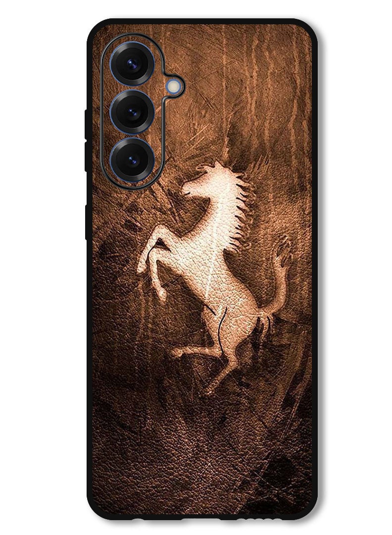 Theodor Protective Case Anti Scratch Shock Proof Bumper Cover For Samsung Galaxy S25 Leather Horse - Image 1