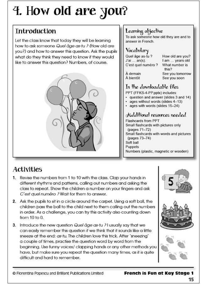 null - French is Fun at Key Stage 1: Activities, Games and Resources to Make Learning Fun - Image 1