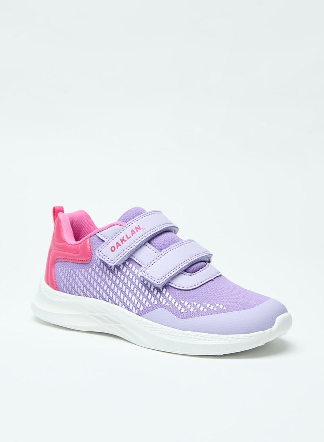 Oaklan by Shoexpress Colourblock Sports Shoes with Hook and Loop Closure  - Image 1