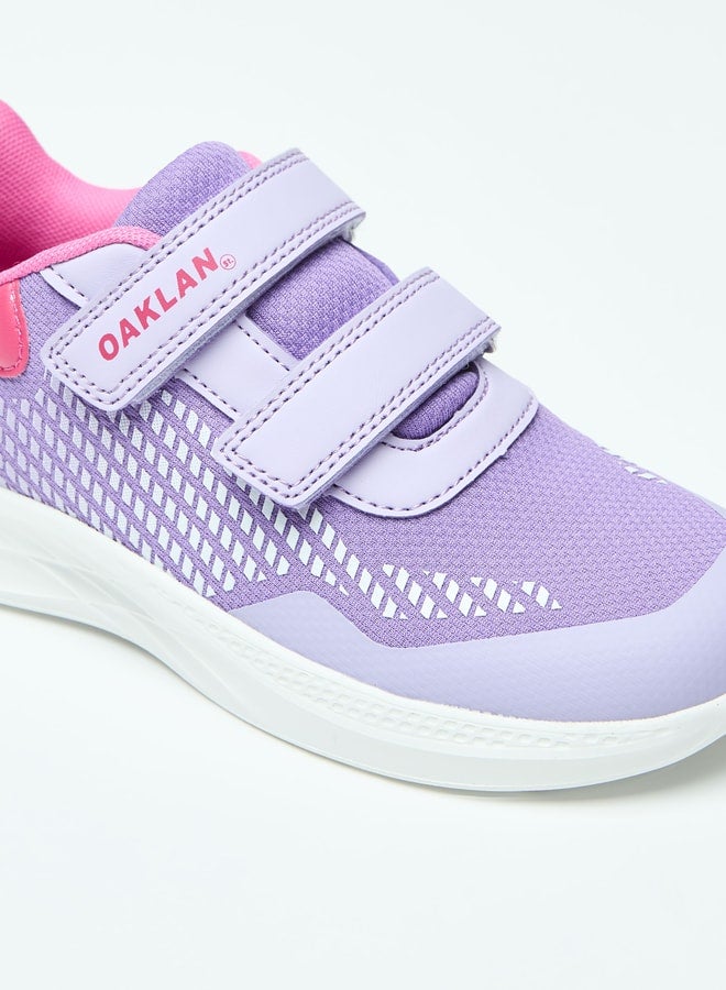 Oaklan by Shoexpress Colourblock Sports Shoes with Hook and Loop Closure  - Image 5