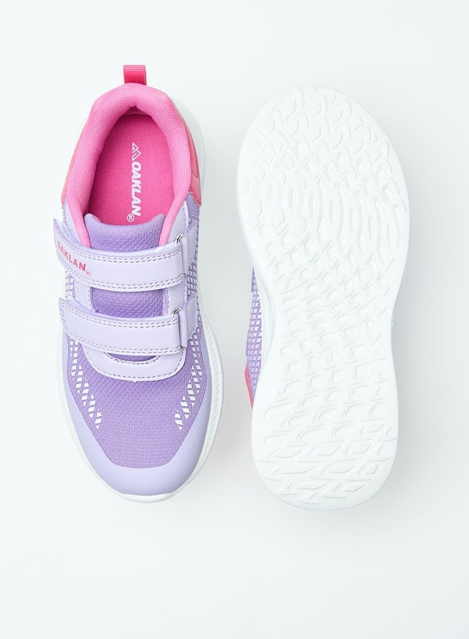 Oaklan by Shoexpress Colourblock Sports Shoes with Hook and Loop Closure  - Image 4