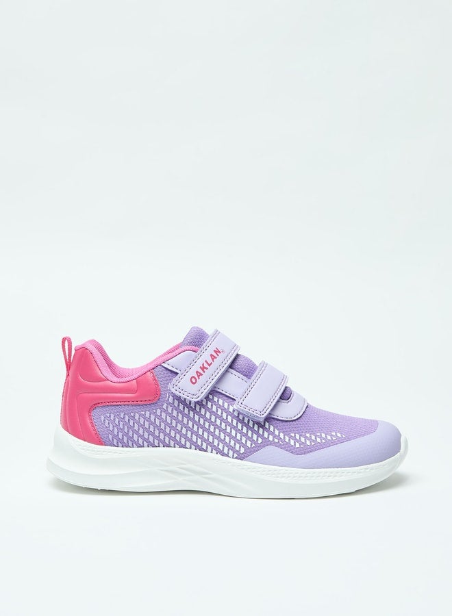 Oaklan by Shoexpress Colourblock Sports Shoes with Hook and Loop Closure  - Image 3