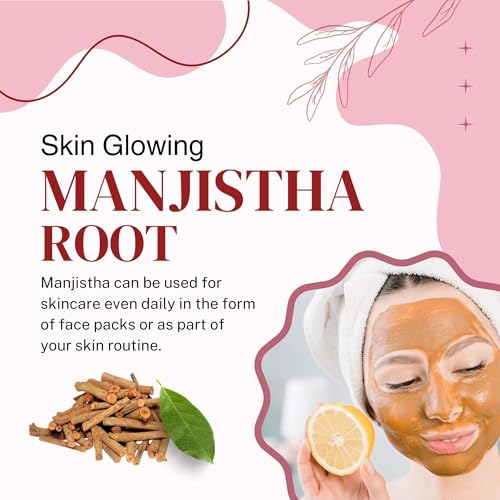 Brijbooti Organic Manjistha Root Sticks (150 gm) - Manjistha Stick Dried for Skin, Hair, Joint & Immune Support | Rubia Cordifolia | Indian Madder | FSSAI, GMP, ISO Certified - Image 4