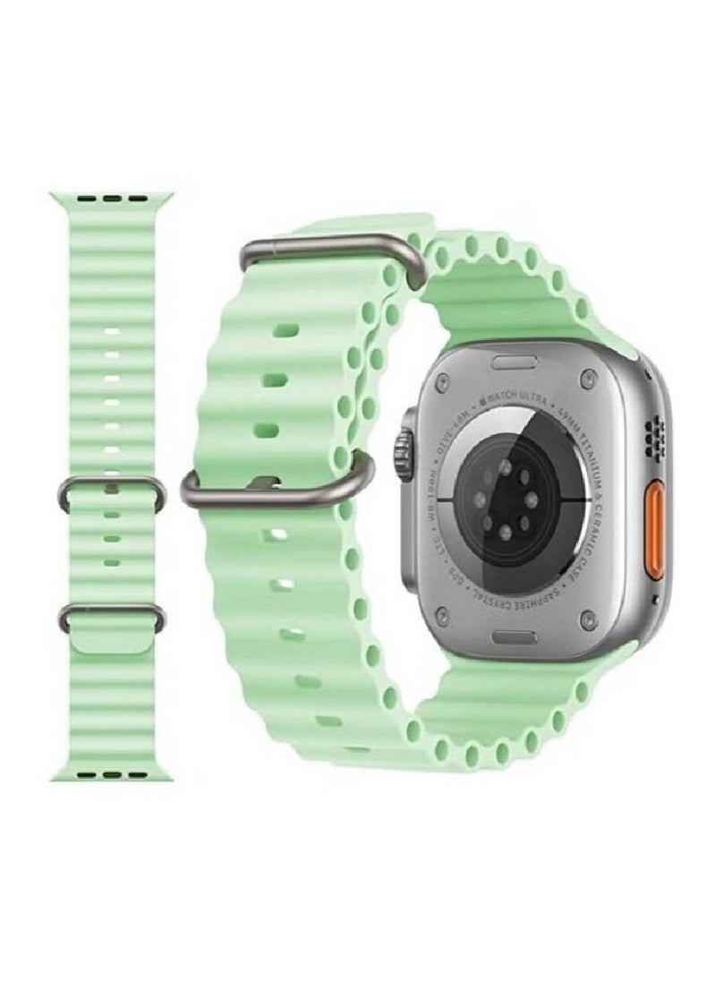 Generic - Sport Silicone Band Compatible with Apple Watch Ultra/Ocean 42mm, 44mm, 45mm, 49mm - Strap for iWatch Series Ultra 8/7/6/5/SE - Image 1