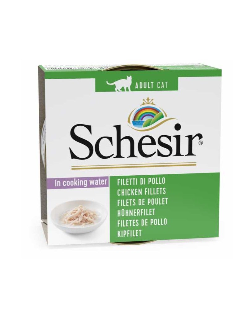 Schesir Cat Wet Food-Chicken Fillets Natural Style 85g - Image 1