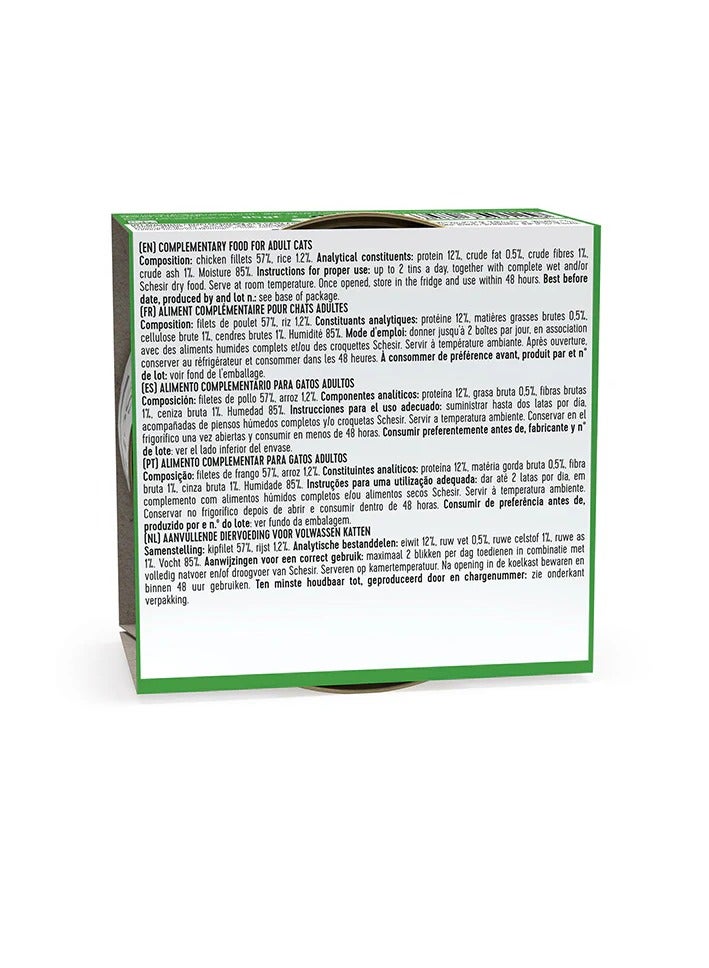 Schesir Cat Wet Food-Chicken Fillets Natural Style 85g - Image 2