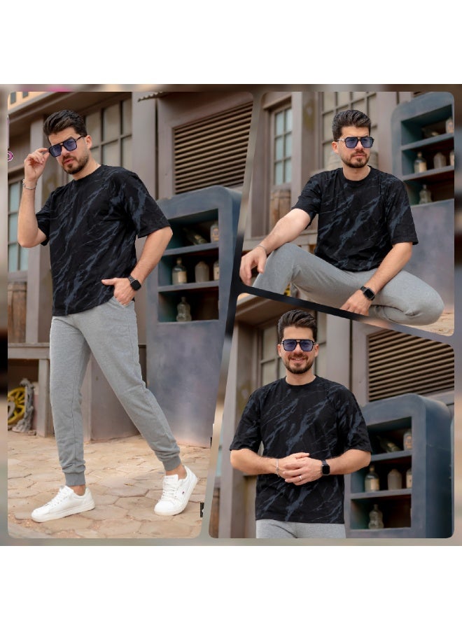 ترنج رجالي صيفي اوڤر سايز قطن - Image 1