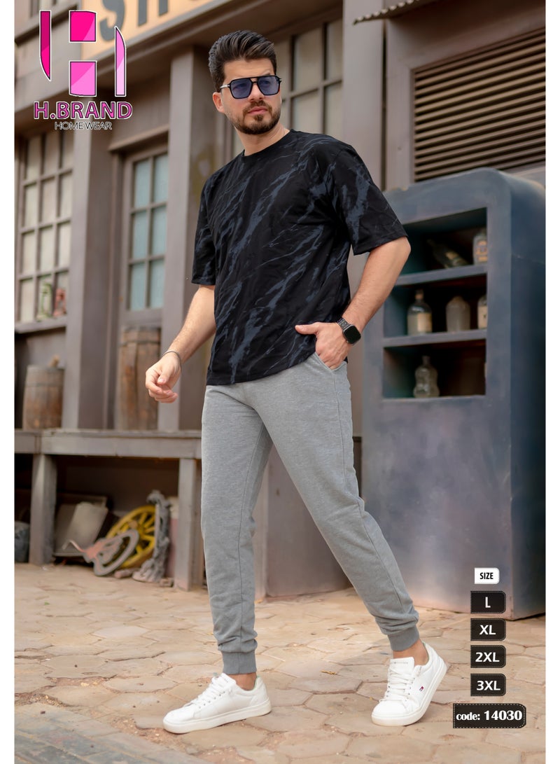 ترنج رجالي صيفي اوڤر سايز قطن - Image 3