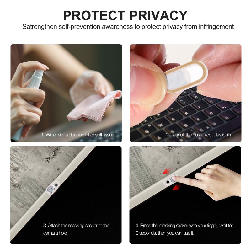3Pcs Webcam Covers Protective Covers Decorative Webcam Blocking Covers - Image 4