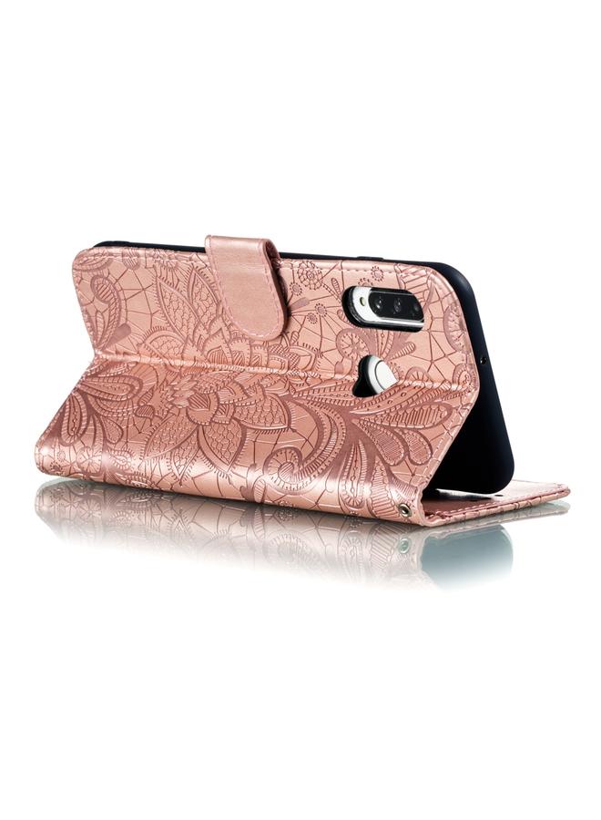 S-TOP Case For Huawei Y7P / P40 Lite Lace Flower Embossing Pattern Horizontal Flip Leather Case , with Holder & Card Slots & Wallet & Photo Frame & Lanyard - Image 5