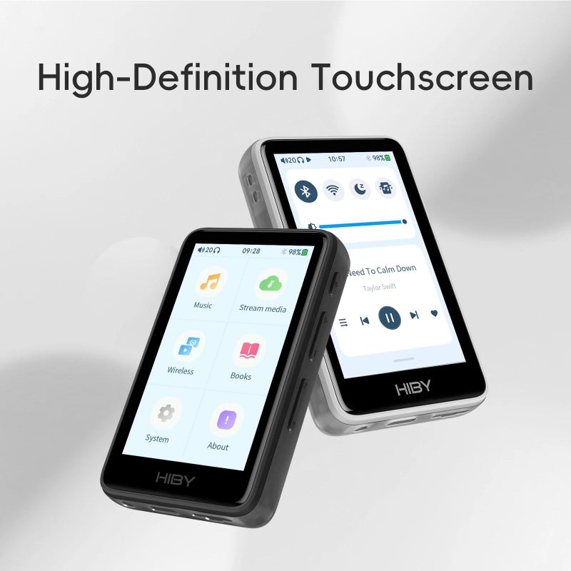 HiBy R1 Hi-Fi Music Player, USB DAC WiFi Bluetooth 5.1, Dsd256 PCM384kHz/32bit, X1600e Cs43131 Mseb, Web Radio, 3.5mm, Orange - Image 2