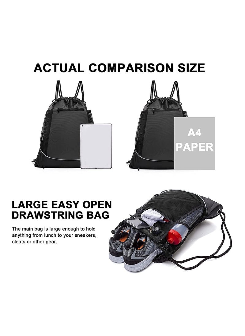 Y&D - Drawstring Pocket Backpack Men'S And Women'S Outdoor Travel Sports Basketball Football Swimming Riding Bag - Image 1