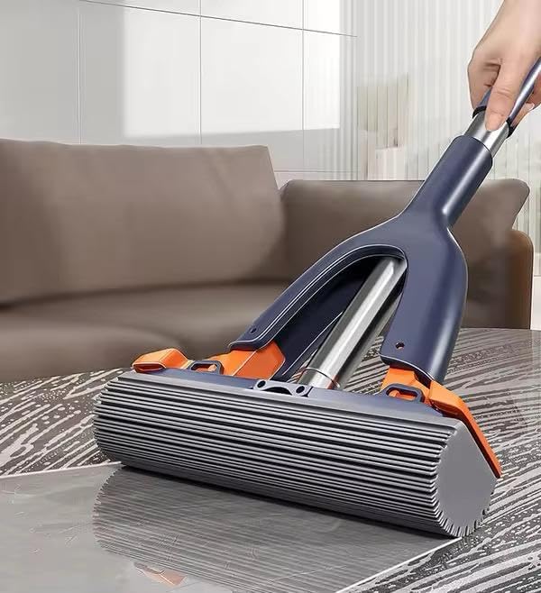 F4FIVE The Future Mini MOP Roller Floor Mop with 1 Super Absorbent Refills Self Squeeze Sponge for Tile Marble Wall Glass Table Mirror Cleaning - Image 4